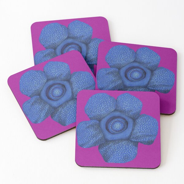 Item preview, Blue Raflesia - Rare Flower Fantasy Art designed and sold by Raflesia K..