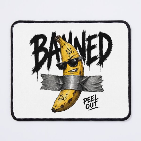 Item preview, Banned Street Art Banana designed and sold by olosra.