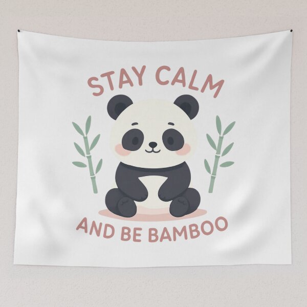 Item preview, Stay Calm And Be Bamboo Panda designed and sold by Girlsale.