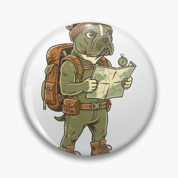 Item preview, Adventure Frenchie - Funny Retro Hiking French Bulldog designed and sold by frenchiesociety.co.