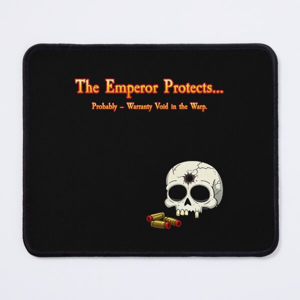Item preview, The Emperor Protects designed and sold by SideQuest - Scribbled Chaos!.
