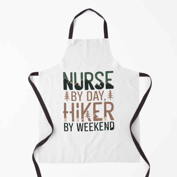 Item preview, NURSE BY DAY, HIKER BY WEEKEND Typography Shirt designed and sold by Inklyst.