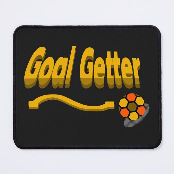 Item preview, Goal Getter Yellow 3D Soccer Text designed and sold by MigWhimsy.