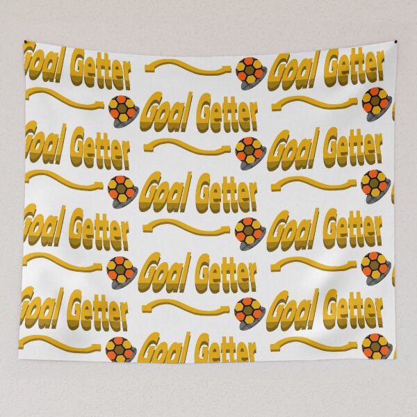 Item preview, Goal Getter Yellow 3D Soccer Text designed and sold by MigWhimsy.