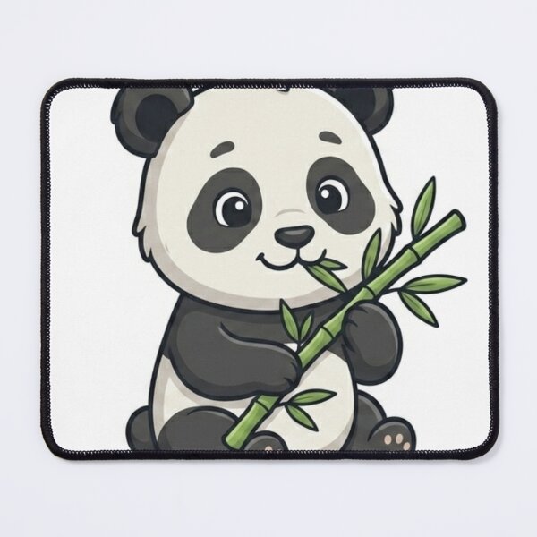 Item preview, Kawaii Panda Eating Bamboo Shirt – Adorable Animal Vector Graphic Tee for Kids & Adults designed and sold by GADS_STUDIO.