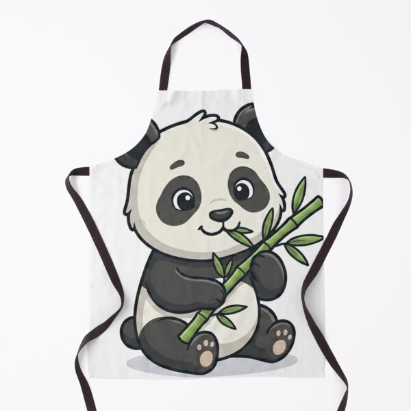 Item preview, Kawaii Panda Eating Bamboo Shirt – Adorable Animal Vector Graphic Tee for Kids & Adults designed and sold by GADS_STUDIO.