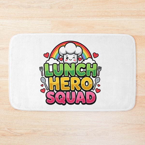 Item preview, cafeteria worker school lunch hero squad designed and sold by ArtDesignTp.