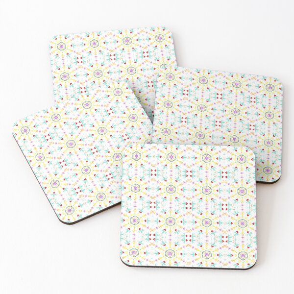 Item preview, ⁠Sweet Heart Kaleidoscope Seamless Pattern⁠ designed and sold by Nicha Studio.