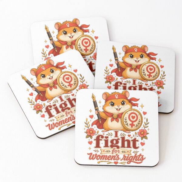 Item preview, I Fight For Women’s Rights Hamster designed and sold by Passionread.