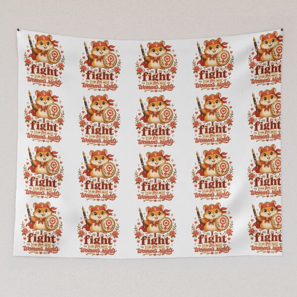 Item preview, I Fight For Women’s Rights Hamster designed and sold by Passionread.