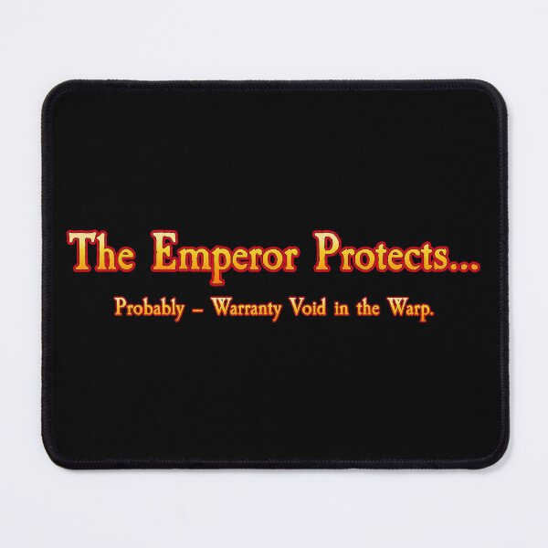 Item preview, The Emperor Protects designed and sold by SideQuest - Scribbled Chaos!.