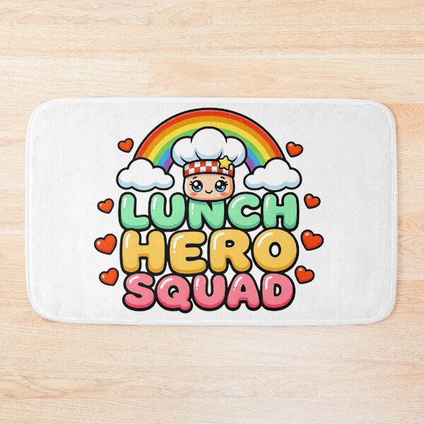 Item preview, funny school lunch hero squad crew hero designed and sold by ArtDesignTp.
