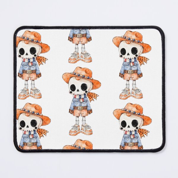 Item preview, Spooky Halloween Skeleton Cowboy designed and sold by HegArt23.