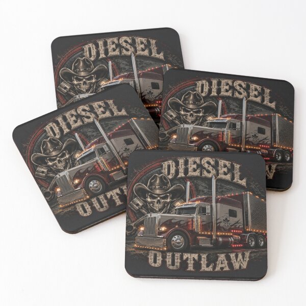 Item preview, Diesel Outlaw – Chrome Rebel Semi Truck | Big Rig Trucker Shirt designed and sold by Diesel outlaw .