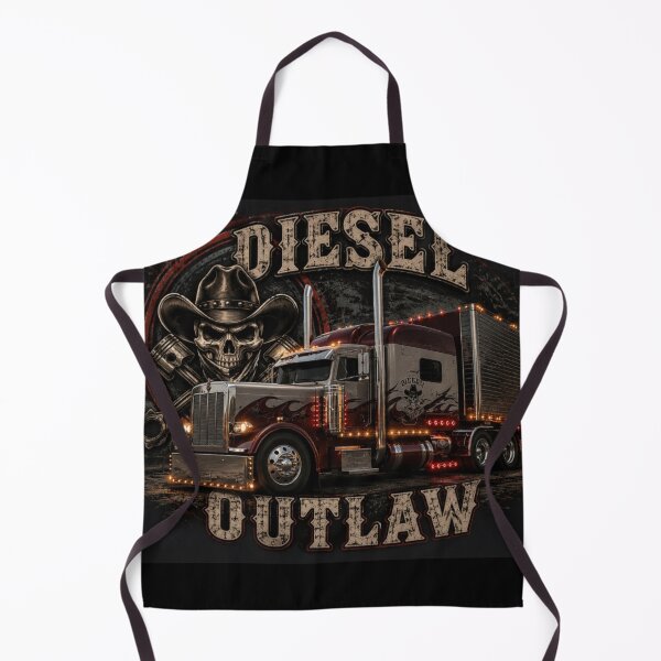 Item preview, Diesel Outlaw – Chrome Rebel Semi Truck | Big Rig Trucker Shirt designed and sold by Diesel outlaw .