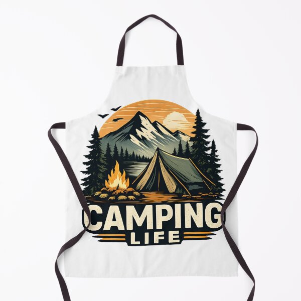 Item preview, Camping Life Mountain Adventure Shirt designed and sold by CreativeMindsetLab.