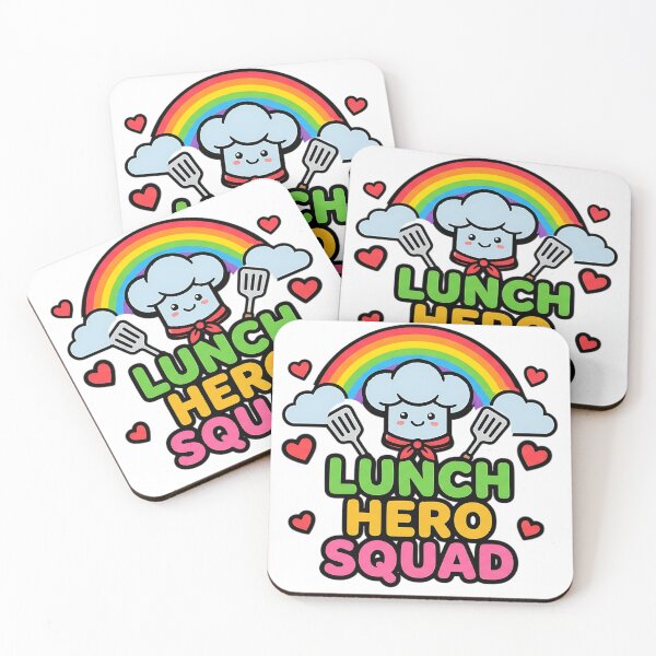 Item preview, school lunch hero squad designed and sold by ArtDesignTp.
