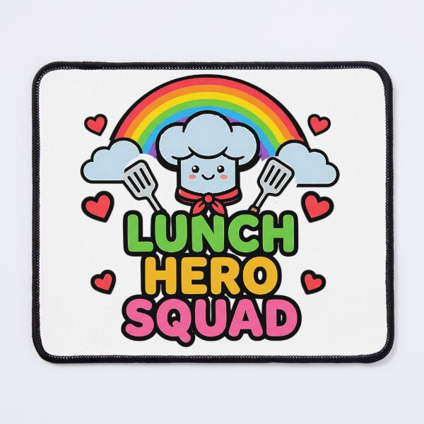 Item preview, school lunch hero squad designed and sold by ArtDesignTp.
