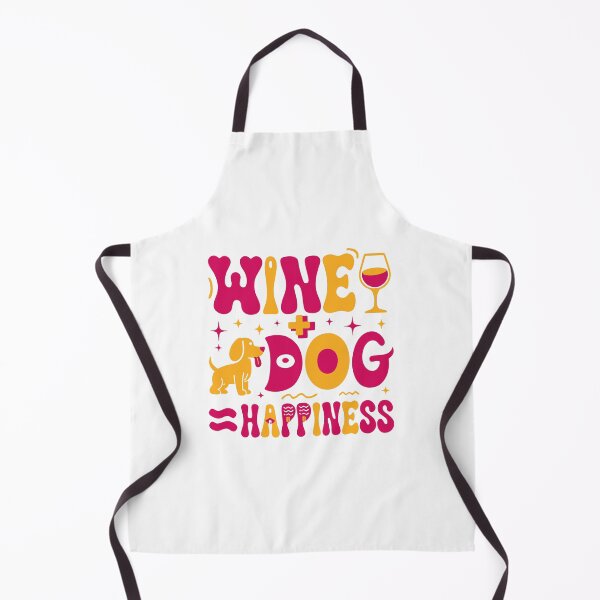 Item preview, WINE + DOG = HAPPINESS - Fun Typography for Dog Moms designed and sold by Inklyst.