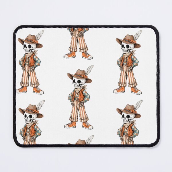 Item preview, Spooky Halloween Skeleton Cowboy designed and sold by HegArt23.