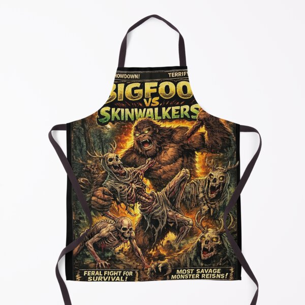 Item preview, Bigfoot vs Skinwalkers – Issue #2 Retro Horror Sci-Fi Comic Cover designed and sold by redsharkuk.