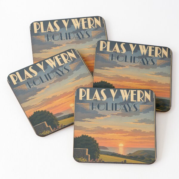 Item preview, Plas Y Wern Holidays View designed and sold by The Deco Bureau.