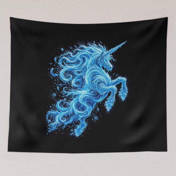Item preview, ⚡ ELEMENTAL UNICORNS COLLECTION - ICE designed and sold by WheelieGdArt.
