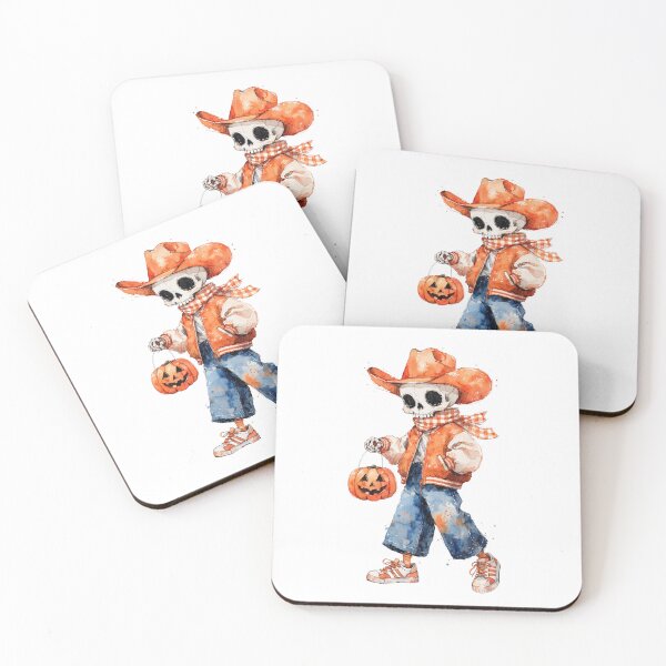 Item preview, Spooky Halloween Skeleton Cowboy designed and sold by HegArt23.