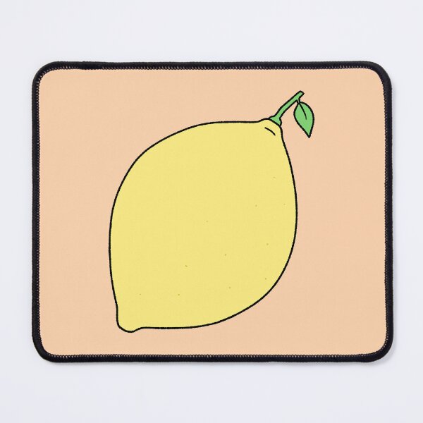 Item preview, Fresh Yellow Lemon with Green Leaf Illustration designed and sold by ubborn.