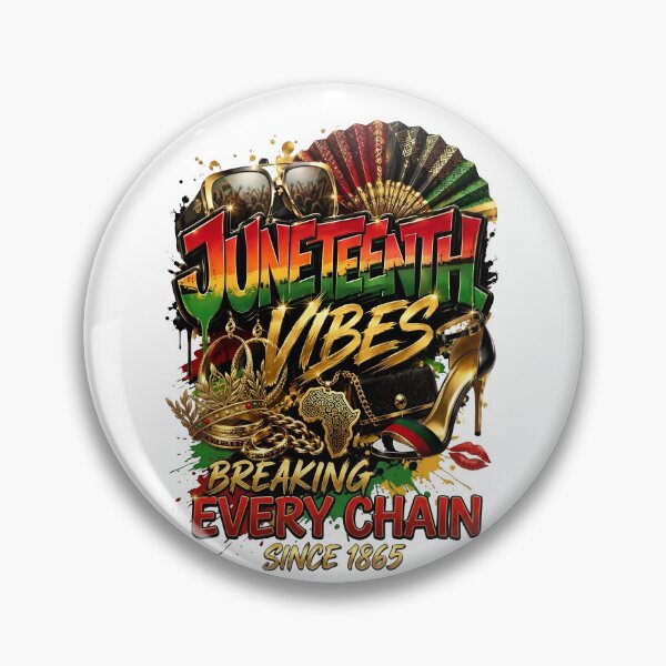 Item preview, Juneteenth Vibes Breaking Chains designed and sold by Sovereign Supply Co..