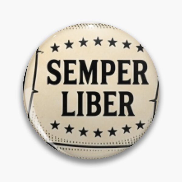 Item preview, Vintage 1776 Semper Liber Patriotic Revolutionary War Scroll Engraving designed and sold by DarkOriginArts.