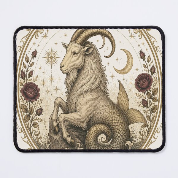 Item preview, Capricorn Zodiac Vintage T-Shirt – Elegant Astrology Gift for Women designed and sold by SunnyDesign82.