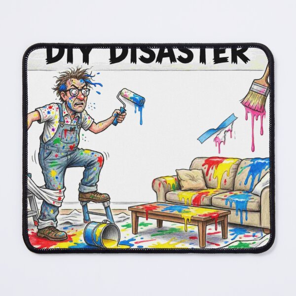 Item preview, DIY Disaster - Painting Fail Funny Cartoon designed and sold by Petringo.