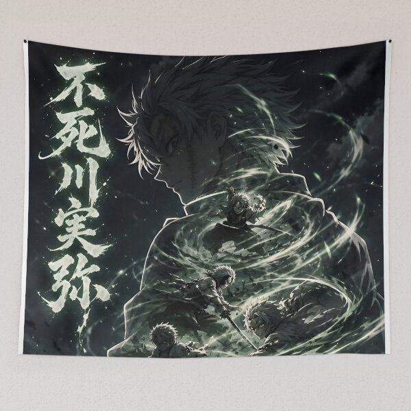 Item preview, Sanemi Shinazugawa Wind Hashira | Demon Slayer Epic Anime Samurai Art Poster designed and sold by Dyan4.