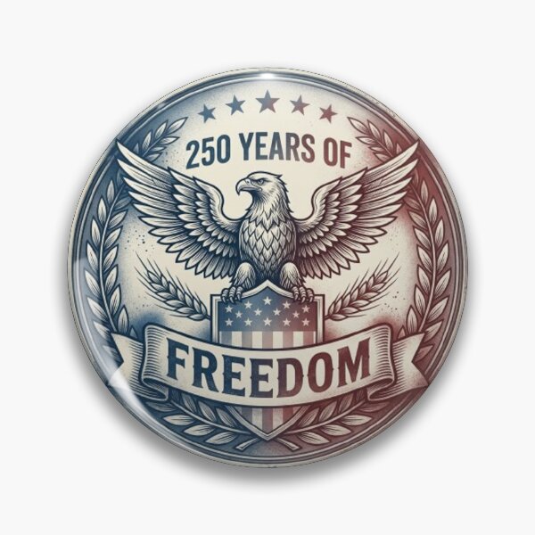 Item preview, Commemorative Emblem: 250 Years of Freedom designed and sold by CHRIST5000.