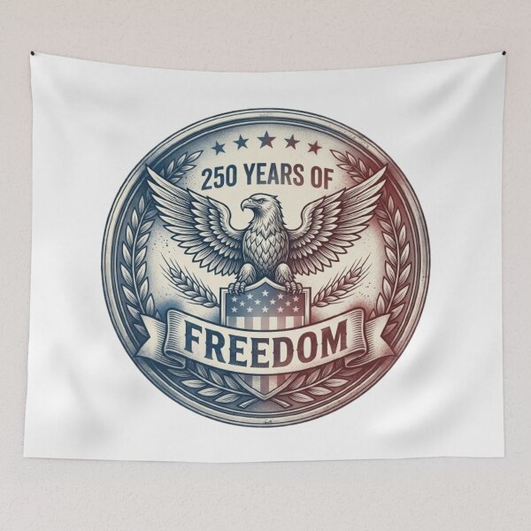 Item preview, Commemorative Emblem: 250 Years of Freedom designed and sold by CHRIST5000.