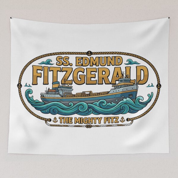 Item preview, mighty fitz nautical history tribute mighty fitz designed and sold by ArtDesignTp.