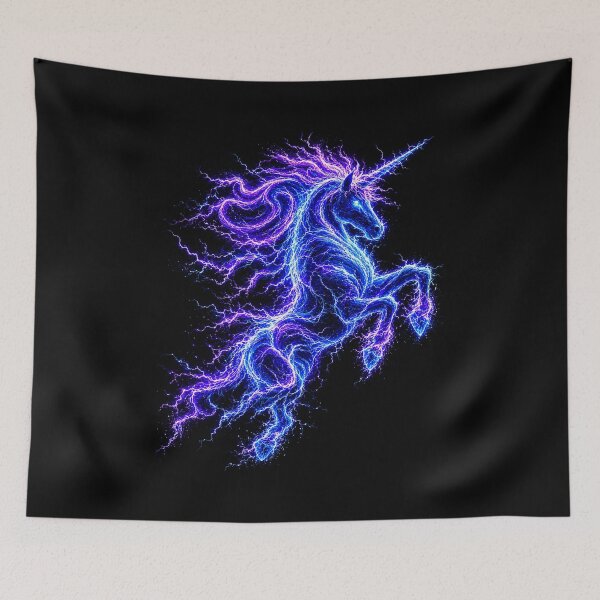 Item preview, ⚡ ELEMENTAL UNICORNS COLLECTION - LIGHTNING designed and sold by WheelieGdArt.