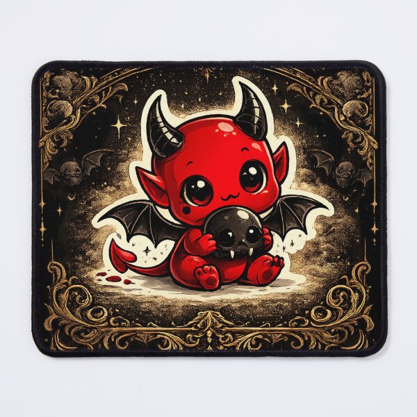 Item preview, Cute Devil Baby Sticker | Kawaii Gothic Demon Art | Spooky Cute Alternative Aesthetic designed and sold by yofeustore.
