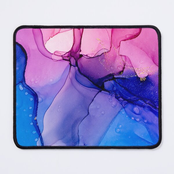 Item preview, Blue and pink Flowing Abstract Painting designed and sold by Differenceee.