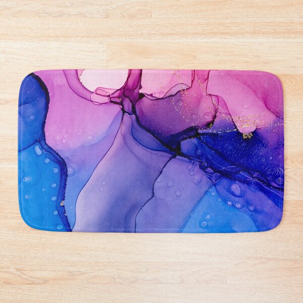 Item preview, Blue and pink Flowing Abstract Painting designed and sold by Differenceee.