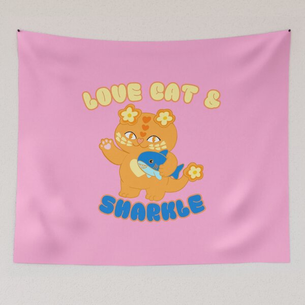 Item preview, Love Cat and Sharkle designed and sold by BritishDelights.
