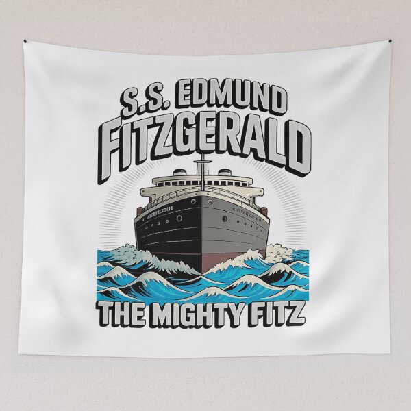 Item preview, lake superior mighty fitz heritage design designed and sold by ArtDesignTp.