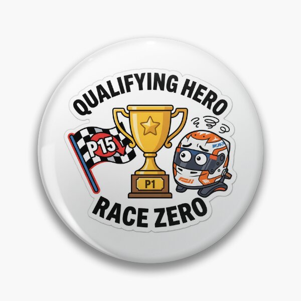 Item preview, Qualifying Hero - Sim Racing Humor designed and sold by GarageGraphics.