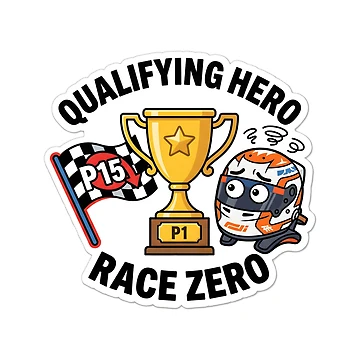 Artwork thumbnail, Qualifying Hero - Sim Racing Humor by GarageGraphics