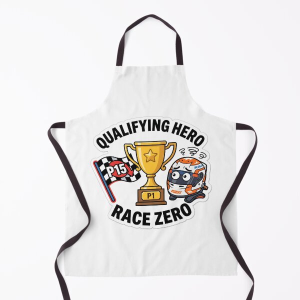 Item preview, Qualifying Hero - Sim Racing Humor designed and sold by GarageGraphics.