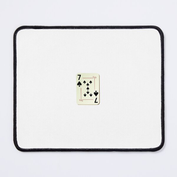 Item preview, Seven of Spades Minimalist Playing Card Design designed and sold by DailyDoodlesBySumbul.