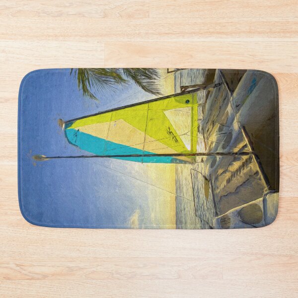 Item preview, Catamaran Barbados Sunset Beach Art designed and sold by Londonimages.