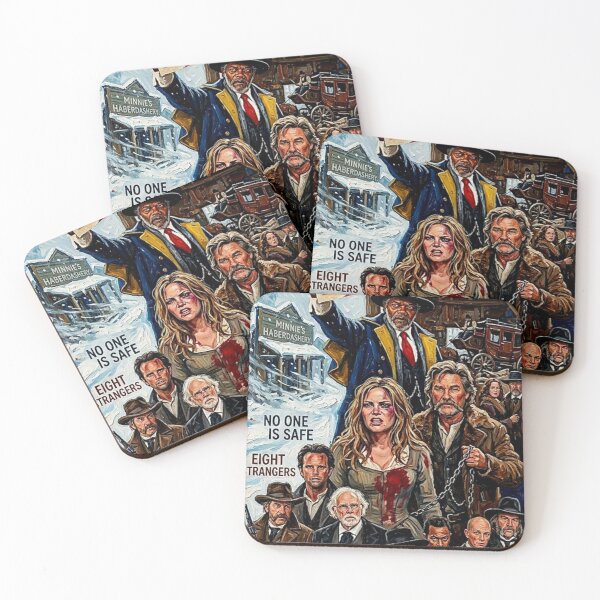 Item preview, Minnie’s Haberdashery: A Cold, Bloody Welcome – The Hateful Eight Fine Art Print designed and sold by Art's Diner.