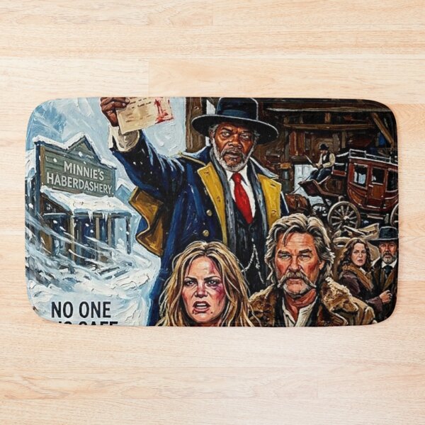 Item preview, Minnie’s Haberdashery: A Cold, Bloody Welcome – The Hateful Eight Fine Art Print designed and sold by Art's Diner.